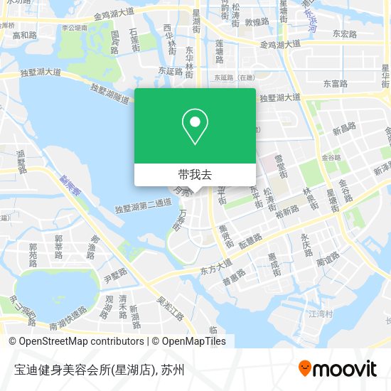 宝迪健身美容会所(星湖店)地图