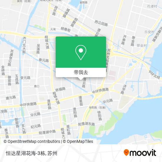 恒达星湖花海-3栋地图