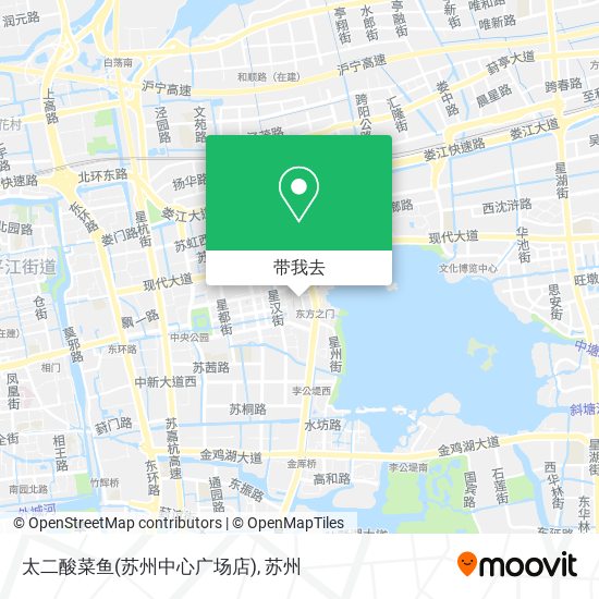 太二酸菜鱼(苏州中心广场店)地图