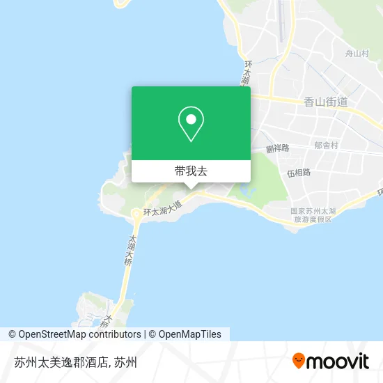 苏州太美逸郡酒店地图