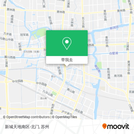 新城天地南区-北门地图