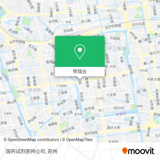 国药试剂苏州公司地图