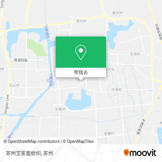 苏州艾富盈纺织地图
