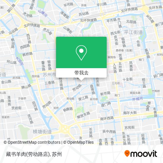 藏书羊肉(劳动路店)地图