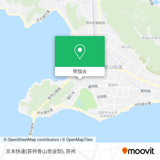 京东快递(苏州香山营业部)地图