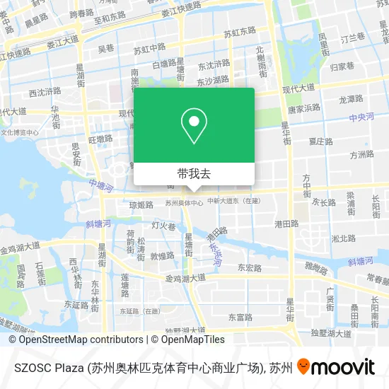 SZOSC Plaza (苏州奥林匹克体育中心商业广场)地图