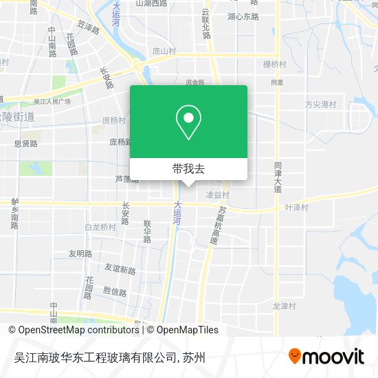 吴江南玻华东工程玻璃有限公司地图