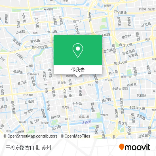 干将东路宫口巷地图