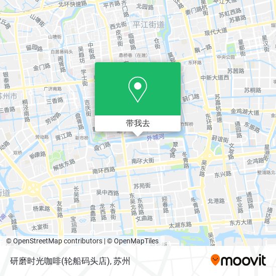 研磨时光咖啡(轮船码头店)地图