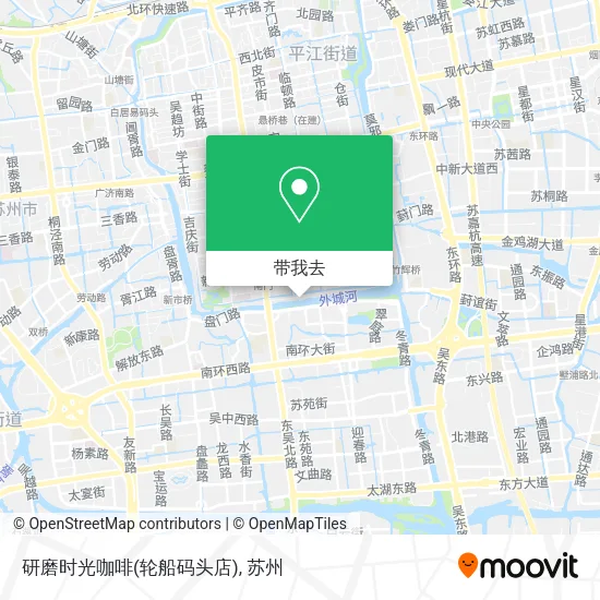 研磨时光咖啡(轮船码头店)地图