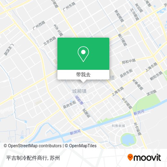 平吉制冷配件商行地图