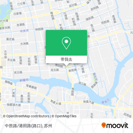 中胜路/港田路(路口)地图