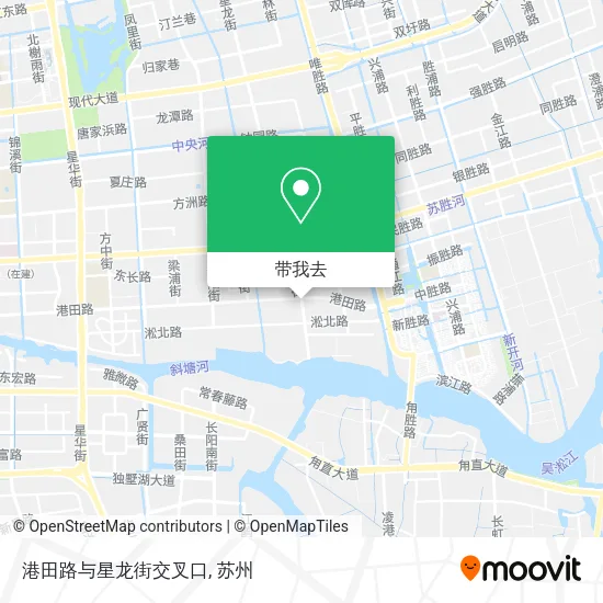 港田路与星龙街交叉口地图