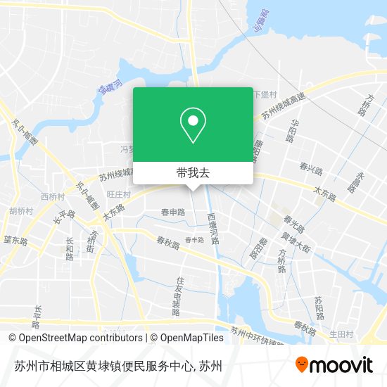 苏州市相城区黄埭镇便民服务中心地图