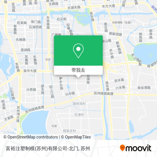 富裕注塑制模(苏州)有限公司-北门地图