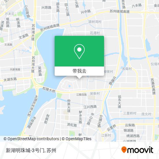 新湖明珠城-3号门地图