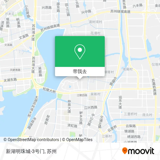 新湖明珠城-3号门地图