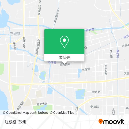 红杨桥地图