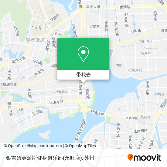 银吉姆英派斯健身俱乐部(永旺店)地图