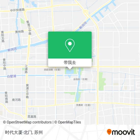 时代大厦-北门地图