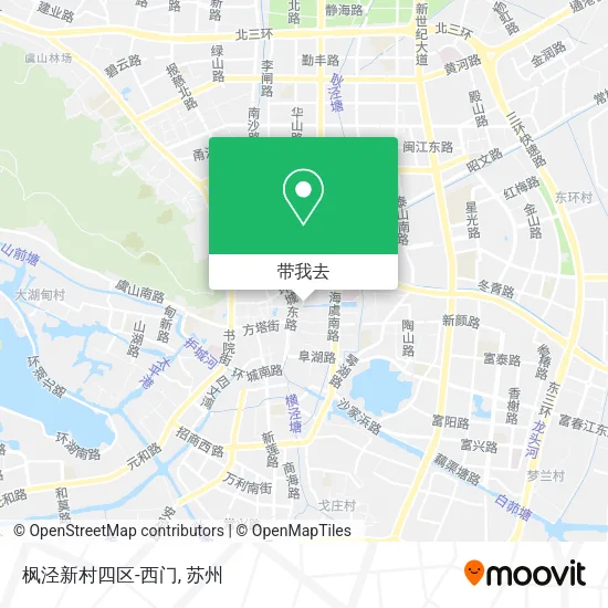 枫泾新村四区-西门地图