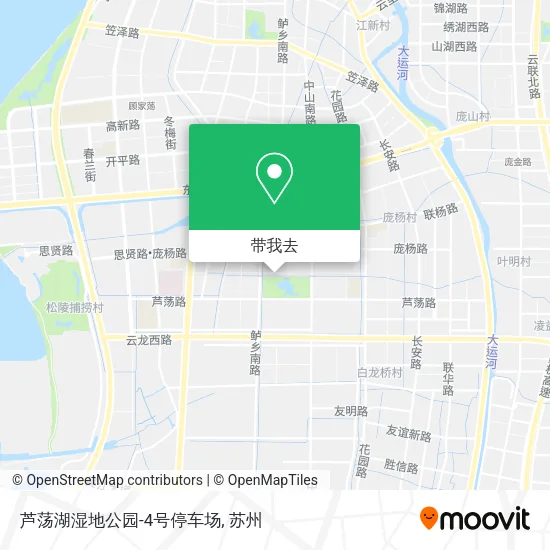 芦荡湖湿地公园-4号停车场地图