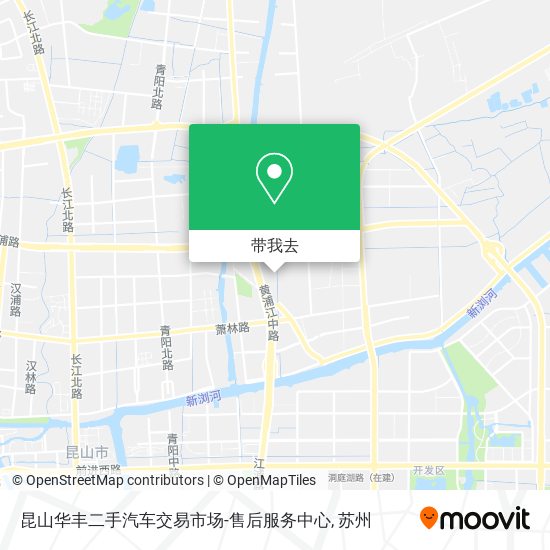 昆山华丰二手汽车交易市场-售后服务中心地图
