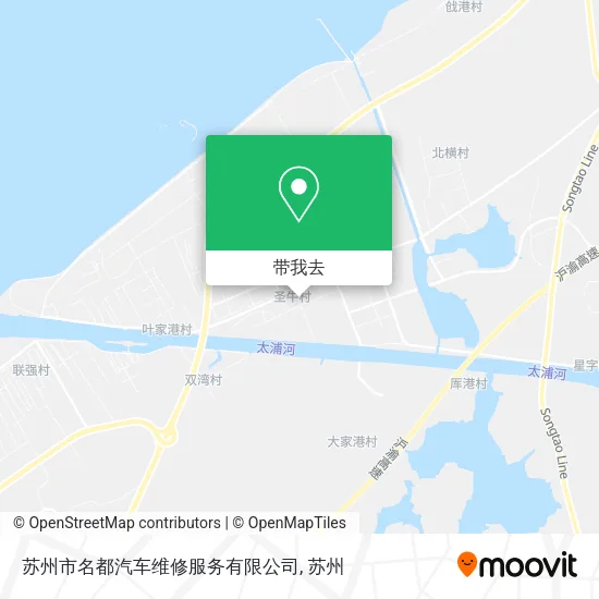苏州市名都汽车维修服务有限公司地图
