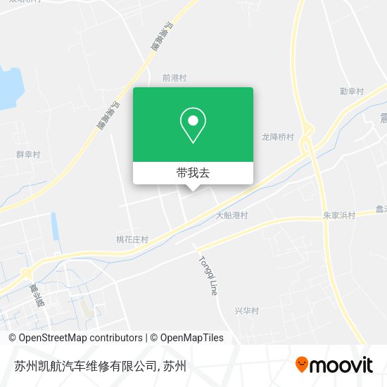 苏州凯航汽车维修有限公司地图