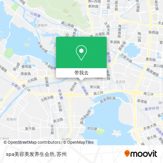 spa美容美发养生会所地图