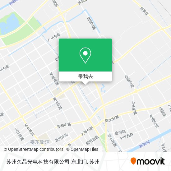 苏州久晶光电科技有限公司-东北门地图