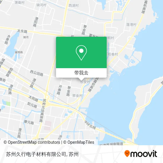 苏州久行电子材料有限公司地图