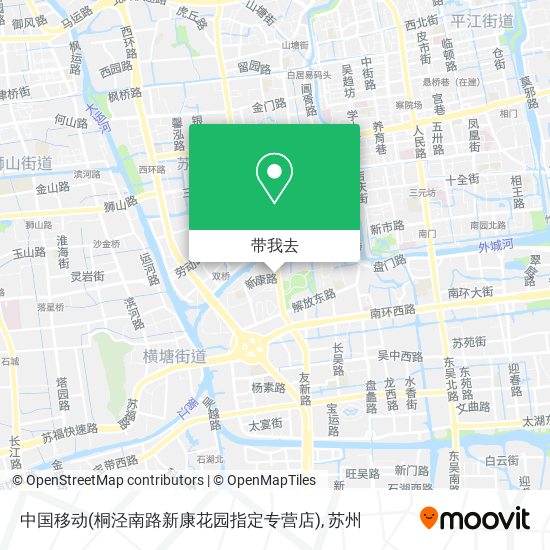 中国移动(桐泾南路新康花园指定专营店)地图