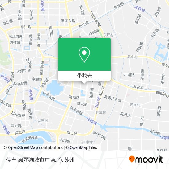 停车场(琴湖城市广场北)地图