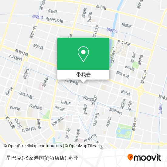 星巴克(张家港国贸酒店店)地图