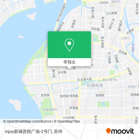 injoy新城吾悦广场-2号门地图