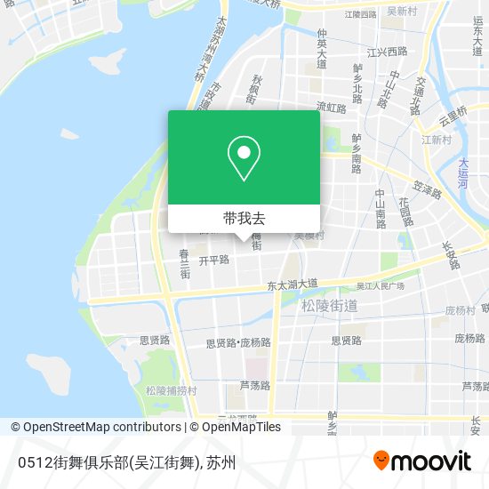 0512街舞俱乐部(吴江街舞)地图