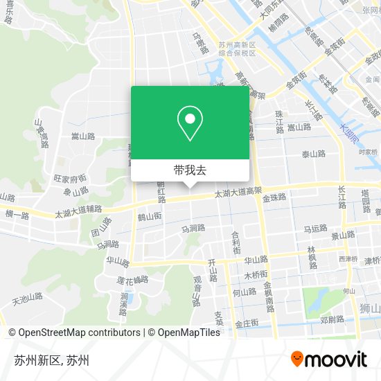苏州新区地图