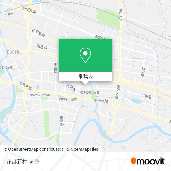 花都新村地图