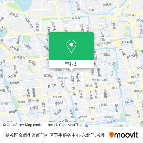 姑苏区金阊街道阊门社区卫生服务中心-东北门地图