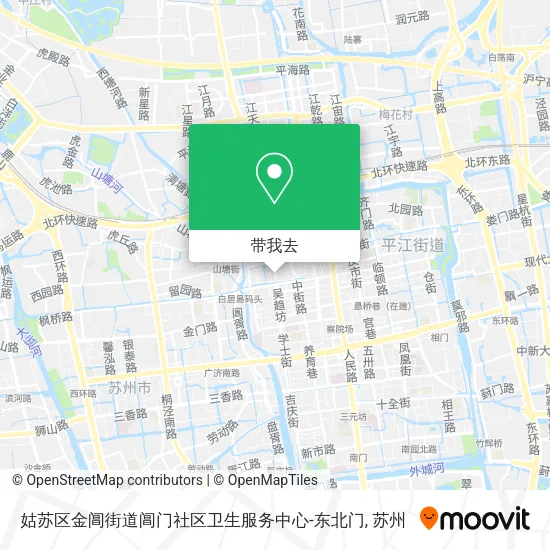 姑苏区金阊街道阊门社区卫生服务中心-东北门地图