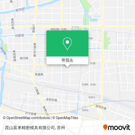 昆山富来精密模具有限公司地图
