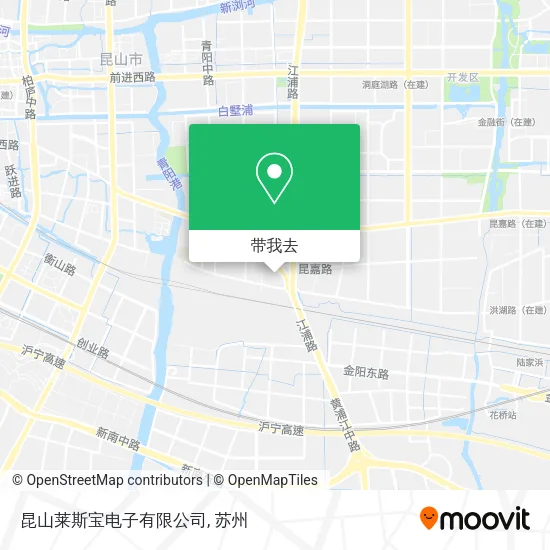 昆山莱斯宝电子有限公司地图