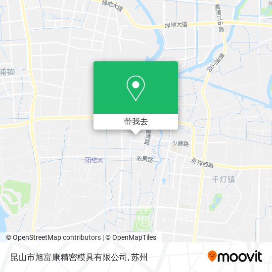昆山市旭富康精密模具有限公司地图