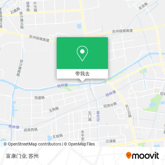 富康门业地图