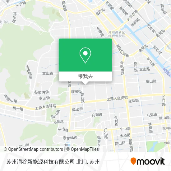 苏州润谷新能源科技有限公司-北门地图