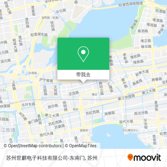 苏州世麒电子科技有限公司-东南门地图