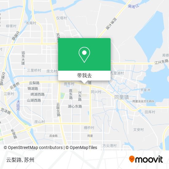 云梨路地图