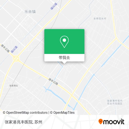 张家港兆丰医院地图
