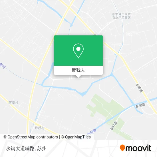 永钢大道辅路地图